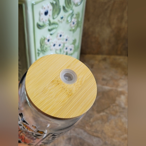 Skeleton Floral Tumbler Cup 16 oz Reader - Picture 5 of 5